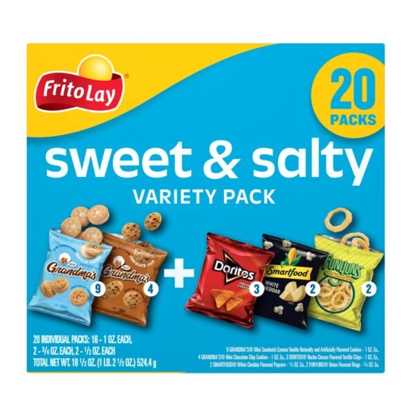 Frito-Lay Grandma's & Frito Mix Variety Pack Snack Chips, 20 Count Multipack