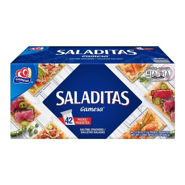 Gamesa Saladitas Saltine Crisp Crackers, 18.6 oz