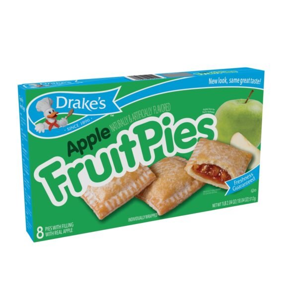 Drake's Apple Fruit Pies, 8 Ct, 18.04 oz