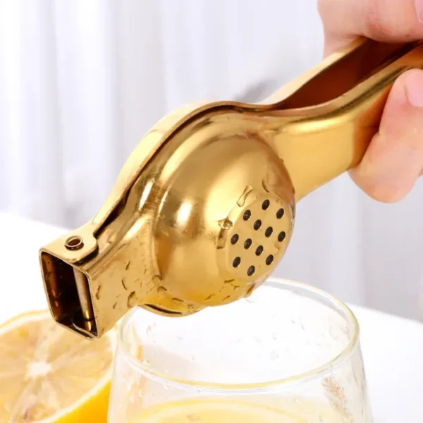 Mental Manual Juicer Lemon Juicer Squeezer Lemon Clamp Hand Stainless Steel Squeeze Lemon Appliance Kitchen Tools